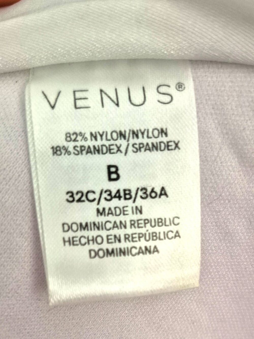 Venus Goddess Enhancer Push Up Bikini Top Swimsuit Pearlescent White w/ Silver - Picture 5 of 7